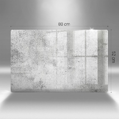 Glass candle plate decorative Concrete texture