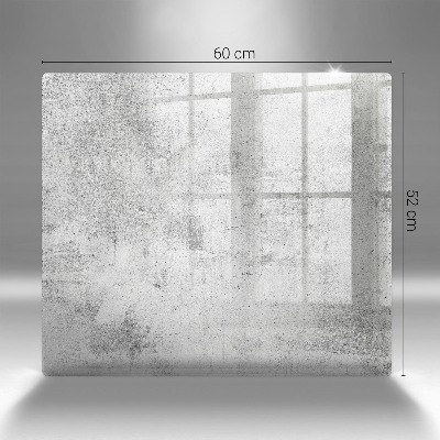 Glass candle plate decorative Concrete texture