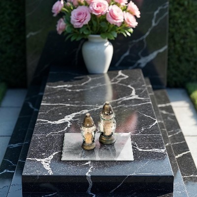 Glass candle plate decorative Concrete texture