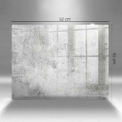 Glass candle plate decorative Concrete texture
