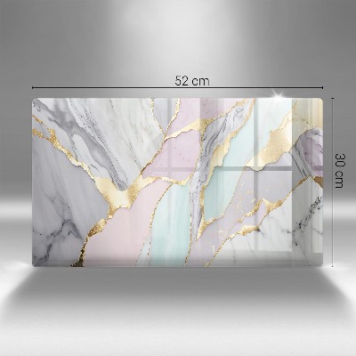 Grave candle coaster decorative Pastel marble