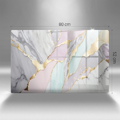 Grave candle coaster decorative Pastel marble