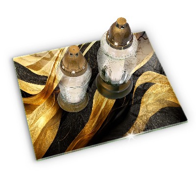 Grave candle coaster decorative Elegant abstraction