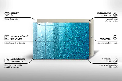 Grave candle coaster decorative Water drops