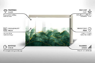 Grave candle coaster decorative Nature abstraction