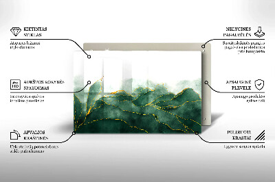 Grave candle coaster decorative Nature abstraction