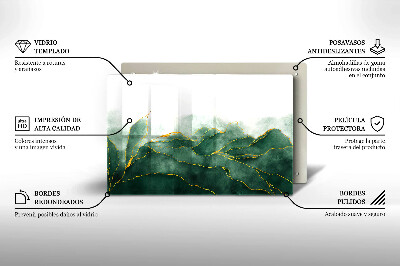 Grave candle coaster decorative Nature abstraction