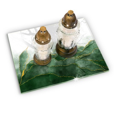 Grave candle coaster decorative Nature abstraction