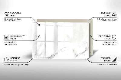 Glass candle plate decorative Modern marble