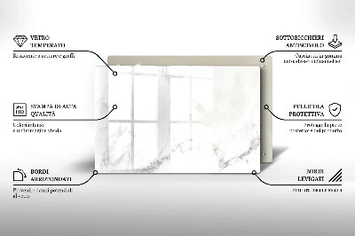Glass candle plate decorative Modern marble