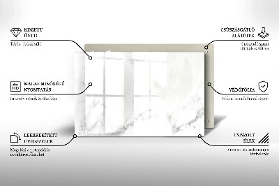 Glass candle plate decorative Modern marble