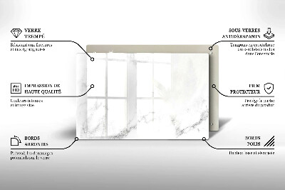Glass candle plate decorative Modern marble