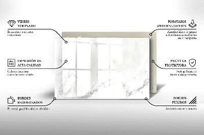Glass candle plate decorative Modern marble