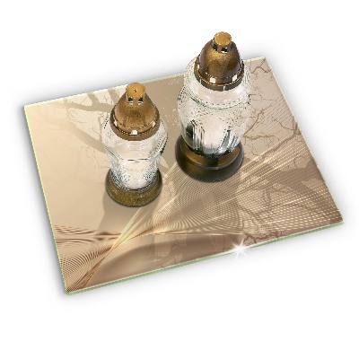 Grave candle coaster decorative Modern abstraction