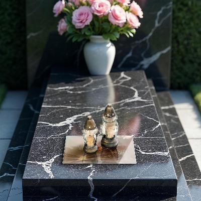 Grave candle coaster decorative Modern abstraction