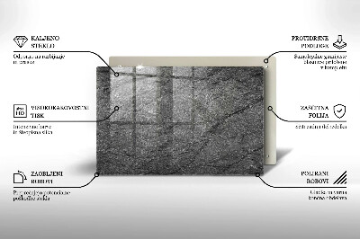 Glass candle plate decorative Stone texture