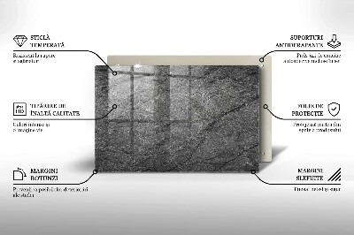 Glass candle plate decorative Stone texture