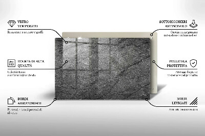 Glass candle plate decorative Stone texture