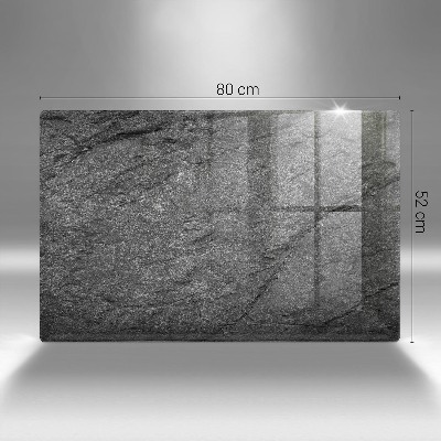 Glass candle plate decorative Stone texture