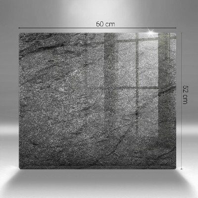 Glass candle plate decorative Stone texture