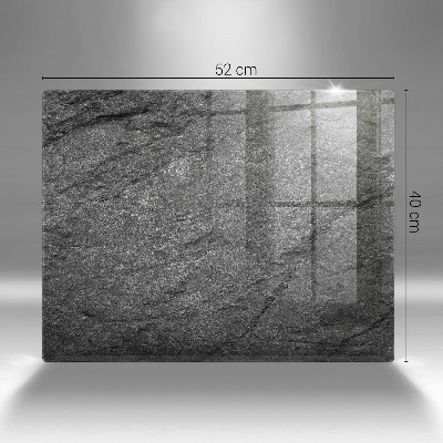 Glass candle plate decorative Stone texture
