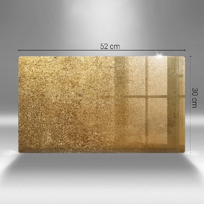 Grave candle coaster decorative Gold texture background