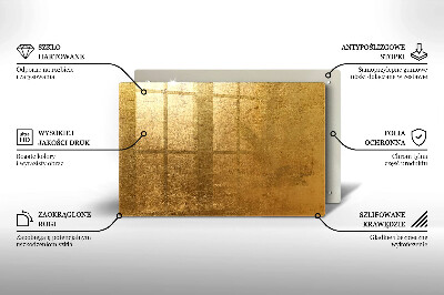 Grave candle coaster decorative Gold texture background