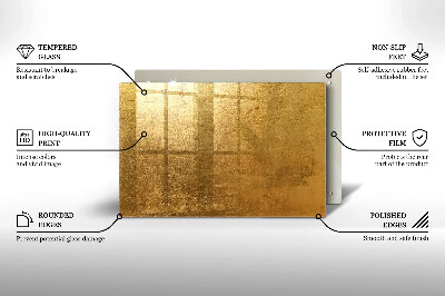 Grave candle coaster decorative Gold texture background