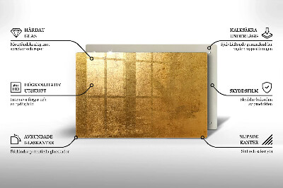Grave candle coaster decorative Gold texture background