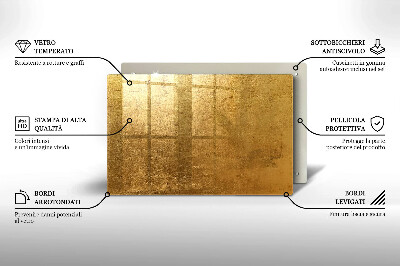Grave candle coaster decorative Gold texture background