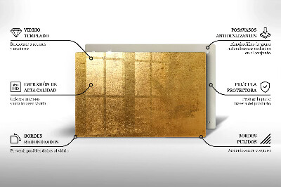 Grave candle coaster decorative Gold texture background