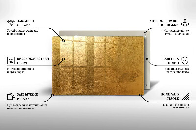 Grave candle coaster decorative Gold texture background