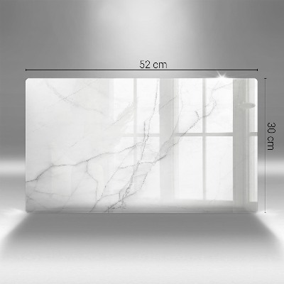 Glass candle plate decorative Marble stone background