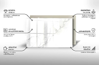 Glass candle plate decorative Marble stone background