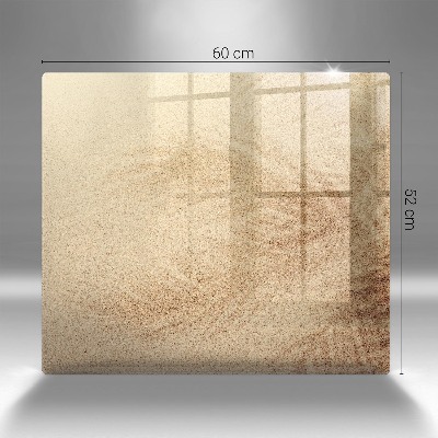Grave candle coaster decorative Sand