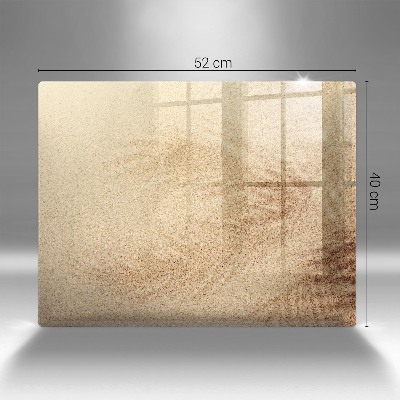 Grave candle coaster decorative Sand