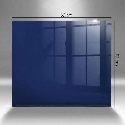 Glass candle plate decorative Blue colour