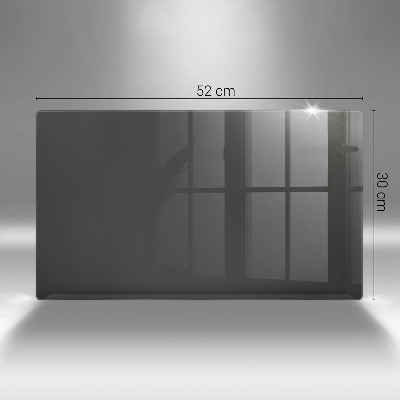 Glass candle plate decorative Grey colour