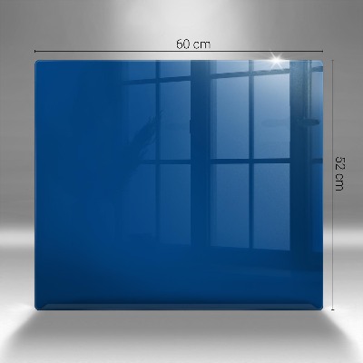 Glass candle plate decorative Blue colour