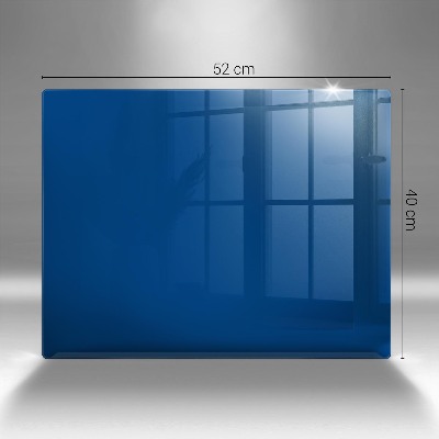 Glass candle plate decorative Blue colour