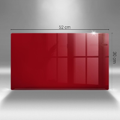 Glass candle plate decorative Red colour