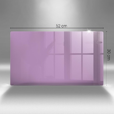 Glass candle plate decorative Purple colour