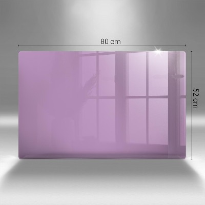 Glass candle plate decorative Purple colour
