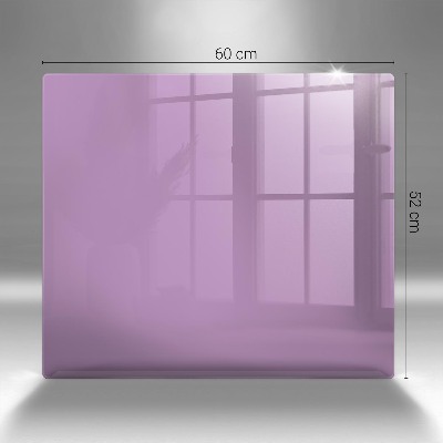 Glass candle plate decorative Purple colour