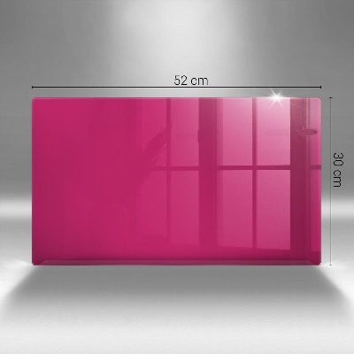 Glass candle plate decorative Pink colour