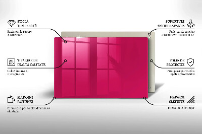 Glass candle plate decorative Pink colour