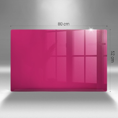 Glass candle plate decorative Pink colour