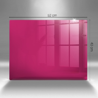 Glass candle plate decorative Pink colour