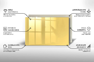 Glass candle plate decorative Yellow colour