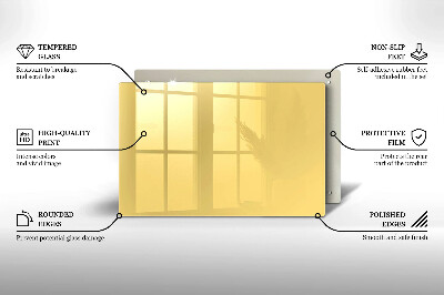 Glass candle plate decorative Yellow colour
